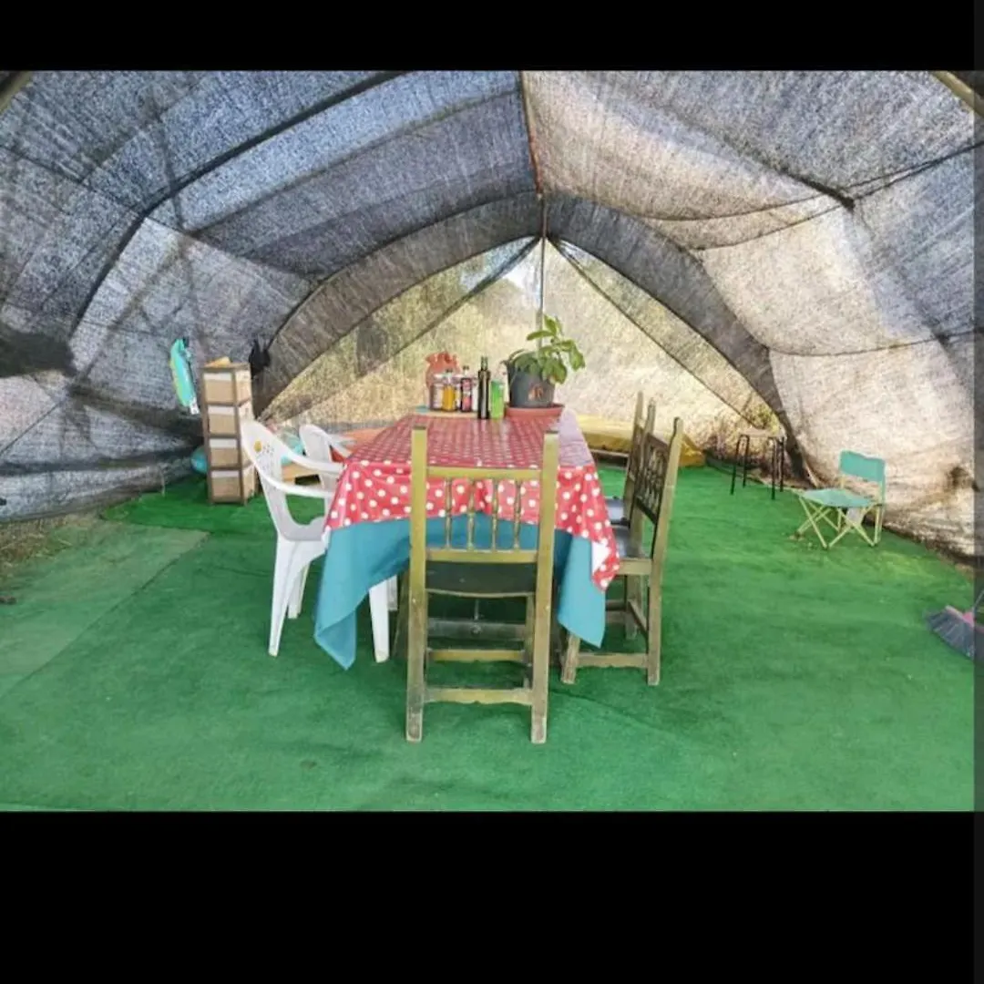 Luxury tent Caravana Acogedora Con Piscina 